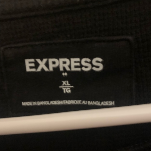 Black and gray color block men’s express sweater - Picture 2 of 3